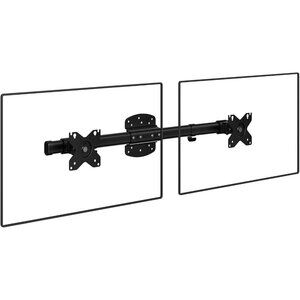 WALI Dual Monitor Wall Mount Single to Double Bracket Adapt 4 2 Screen up to 27"